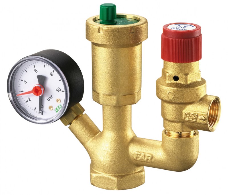 Датчик давления воды в трубопроводе и датчик температуры для систем .