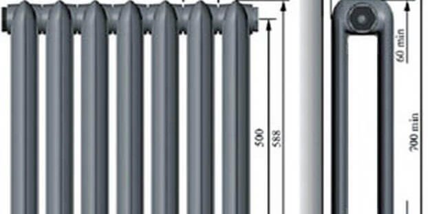 Типы чугунных радиаторов отопления