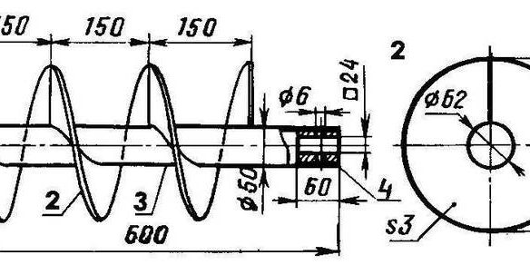 Шнек своими руками чертежи