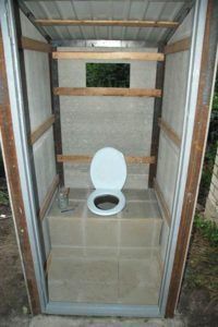 Внутренняя отделка туалета